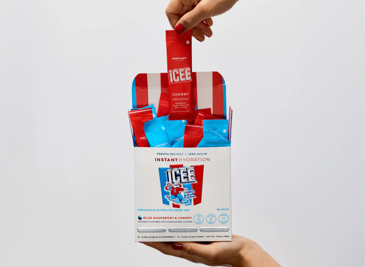 ICEE Blue Raspberry & Cherry Electrolyte Drink Mix - Image 3